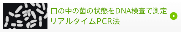 口の中の菌の状態をDNA検査で測定リアルタイムPCR法