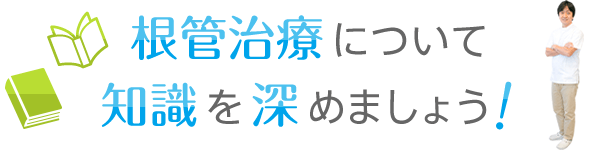 根管治療について知識を深めましょう！